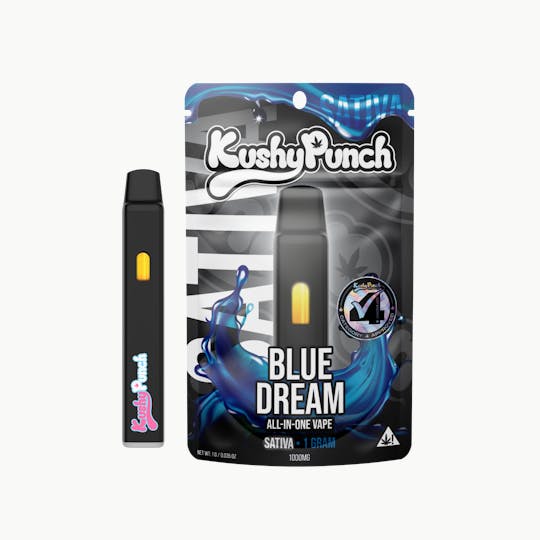 Kushy Punch - 1G Kushy Punch Vape - Blue Dream - 1