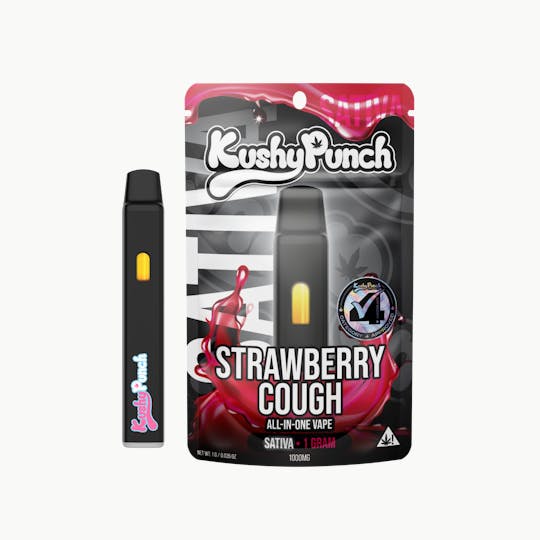Kushy Punch - 1G Kushy Punch Vape - Strawberry Cough - 1