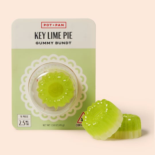 Pot + Pan - Pot + Pan | Key Lime Pie Gummy Bundt | 1 piece (2.5mg) - 1