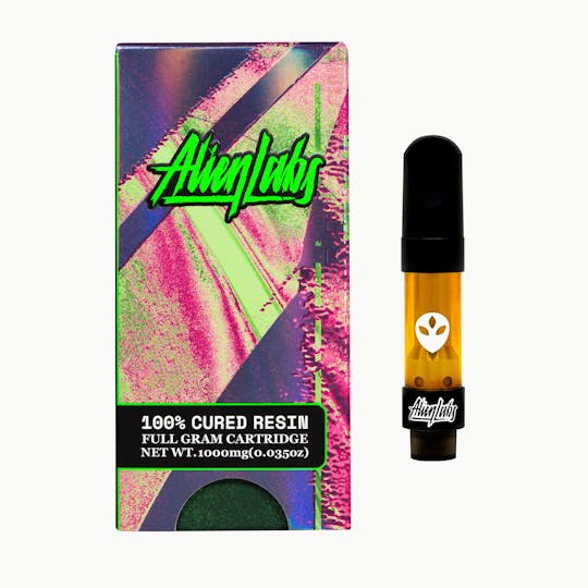 Alien Labs - Red Lemon Cherry Gelato - Cured Resin 510 Cartridge - 1 Gram - 1