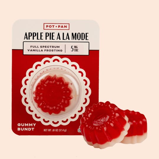 Pot + Pan - Pot + Pan | Apple Pie A La Mode Gummy Bundt | 1 piece (5mg) - 1