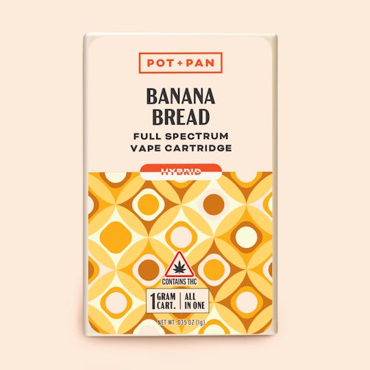 Pot + Pan - Pot + Pan | Hybrid | Banana Bread Vape | 1g - 1
