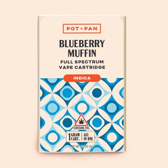 Pot + Pan - Pot + Pan | Indica | Blueberry Muffin Vape | 1g - 1