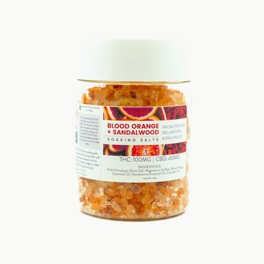 Verdes - Verdes | 100mg Soaking Salts | Blood Orange Sandalwood - 1