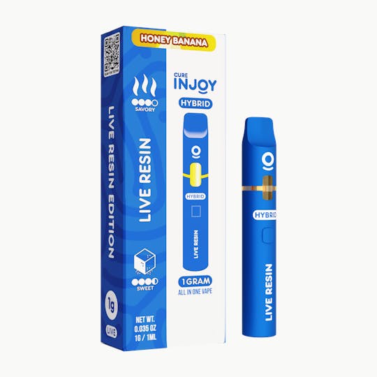 Cure Injoy - Cure Injoy 1g - Live Resin - Honey Banana - AIO (HYBRID) - 1