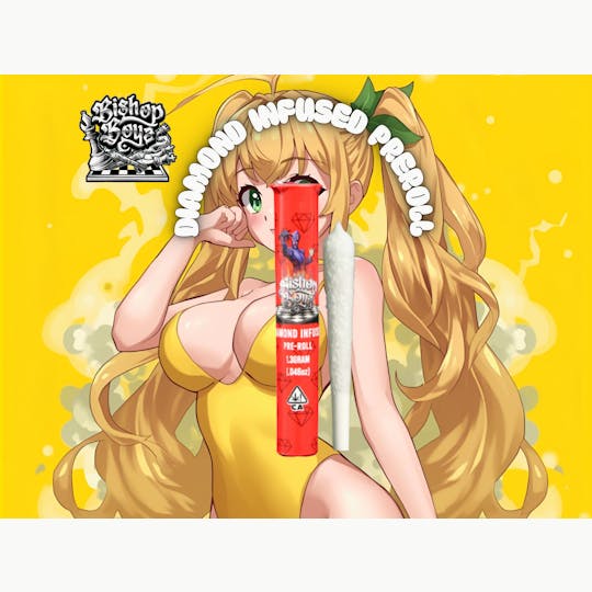 Bishop Boyz - Bishop Boyz Lemon Meringue Diamond Infused 1.3g Preroll - 1