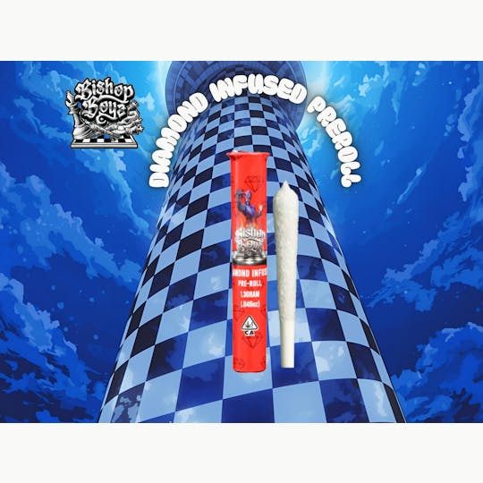 Bishop Boyz - Bishop Boyz Blue Dream Double Diamond Infused 1.3g Preroll - 1