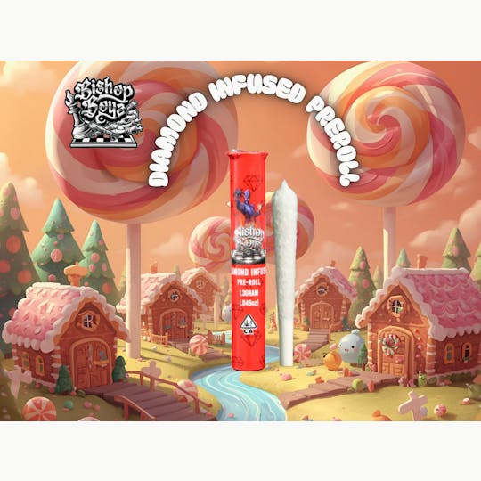 Bishop Boyz - Bishop Boyz Candyland Double Diamond Infused 1.3g Preroll - 1