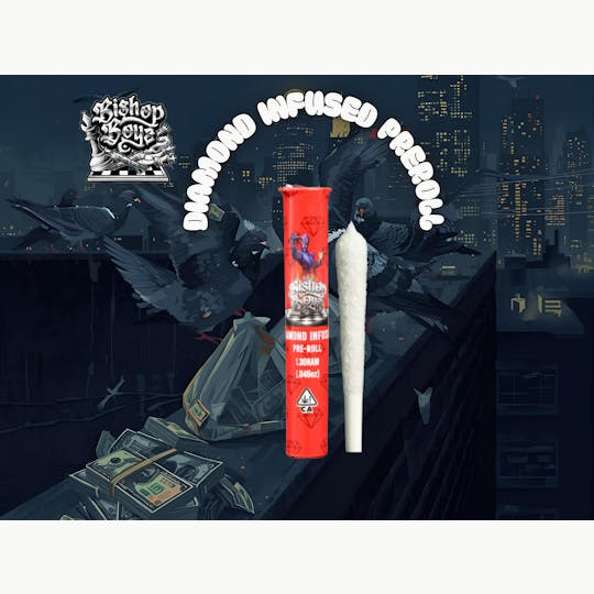 Bishop Boyz - Bishop Boyz La Pop Rocks Double Diamond Infused 1.3g Preroll - 1