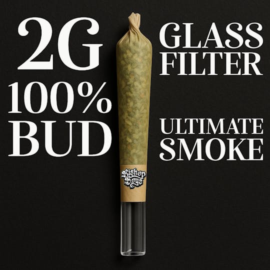 Bishop Boyz - Bishop Boyz 2g All Bud Preroll w/ Glass Tip Red Velvet - 1