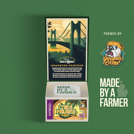 Made By A Farmer - Citrus Paradise - 1G Live Hash Rosin x Yooper Crew & Wise Guys - 1