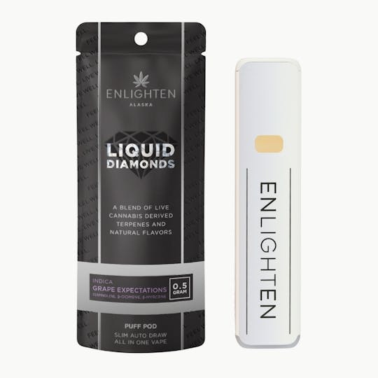 Enlighten - Grape Expectations Liquid Diamond Puff Pod - .5g - 1