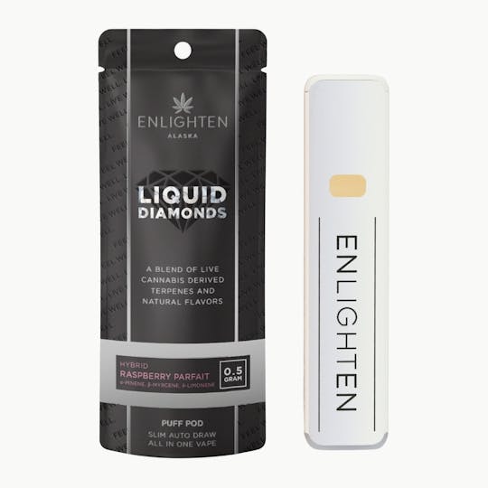 Enlighten - Raspberry Parfait Liquid Diamond Puff Pod - .5g - 1
