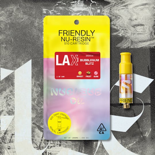 Friendly Brand - Friendly Brand x LAX Packs - Bubblegum Blitz - 1g 510 Cart - 1