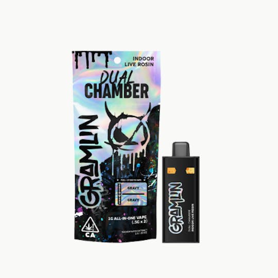 Gramlin - Gravy - Dual Chamber Live Rosin AIO Vape 1g - 1