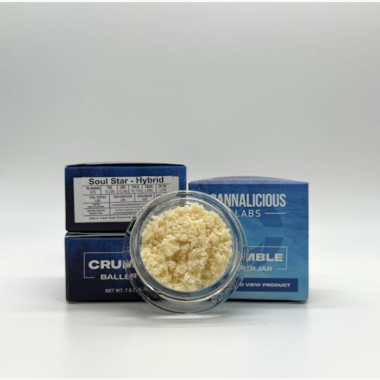 Cannalicious Labs - Soul Star Crumble - Hybrid - 1