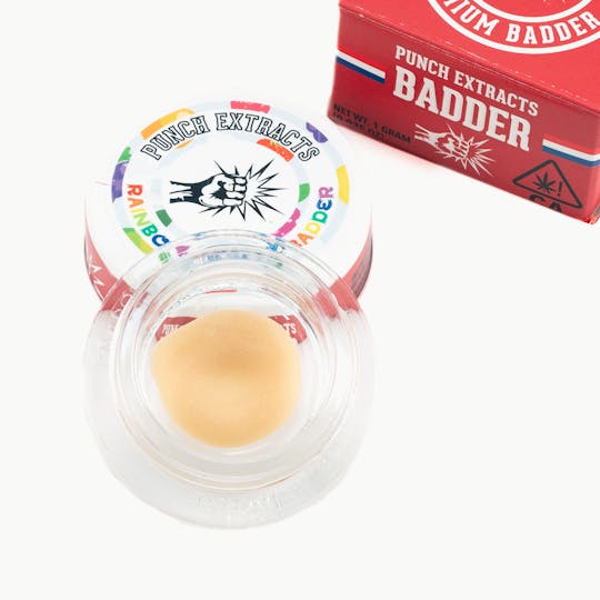 Punch Edibles & Extracts - Rainbow Runtz BHO Badder (1g) - 1