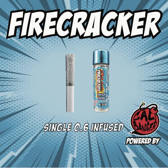 Firecracker by Cali Banger - Firecracker Infused Pre Roll Cookie Dough - 0.6 G - 1