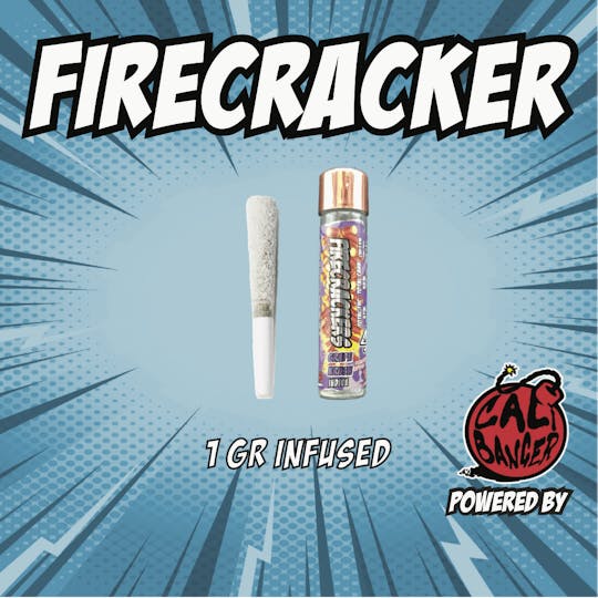 Firecracker by Cali Banger - Firecracker Infused Pre Roll Grape Krush 1 Gr - 1