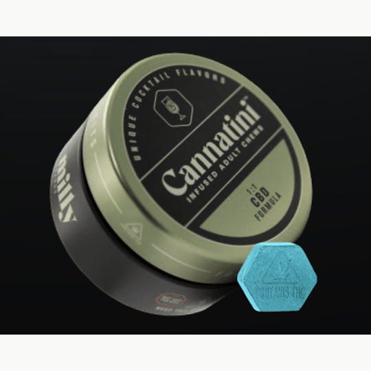 northeast alternatives - Cannatini | BlueHawaiian 1:1 Chews | 20pk - 1
