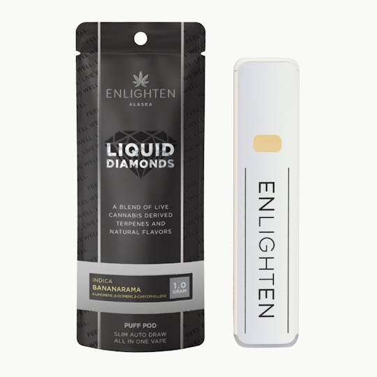 Enlighten - Bananarama Liquid Diamond Puff Pod - 1g - 1