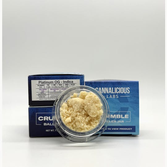 Cannalicious Labs - Platinum OG Crumble - Indica - 1