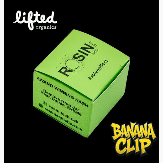 Rosin Tech Labs - Green Label - Banana Clip - Cold Cure - 1