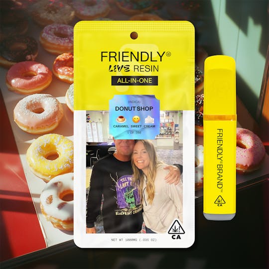 Friendly Brand - Donut Shop - 1g Live Resin AIO - 1
