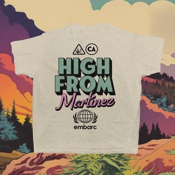 Embarc Brand - EMBARC - HIGH FROM MARTINEZ PREMIUM T-SHIRT SOFT CREAM [L] - 1