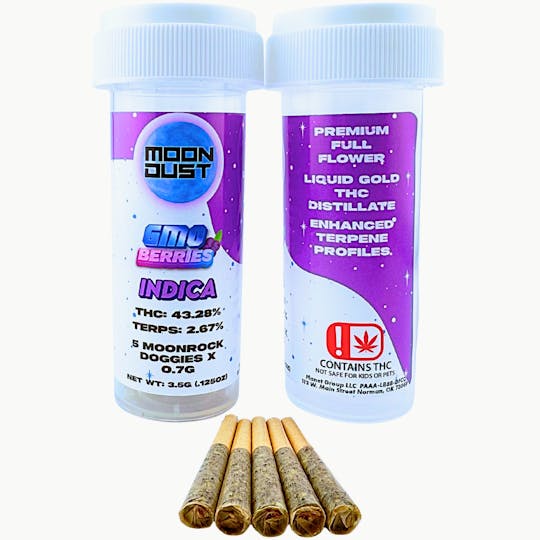 MOON DUST - 3.5G MOONROCK DOGGIES - GMO BERRIES - 1