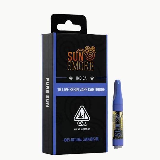 SunSmoke - SunSmoke 1g Live Resin Vape - Banana Pound Cake (I) - 1