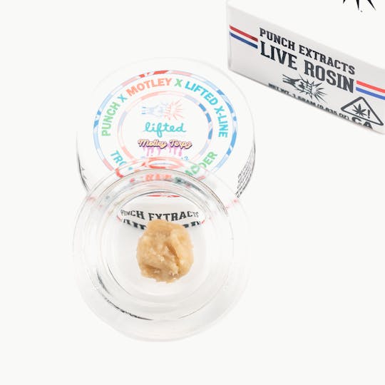Punch Edibles & Extracts - Trop Straw Tier 4 Live Rosin Cold Cure Badder (1g) - 1