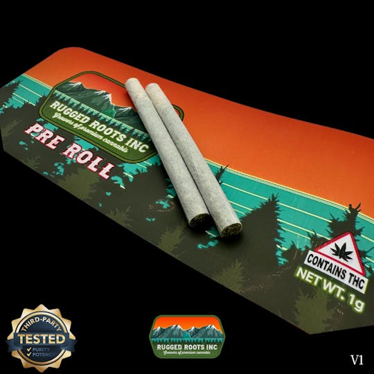 Rugged Roots - Rugged Roots | Chemistry 0.5g Pre Roll 2 Pack - 1
