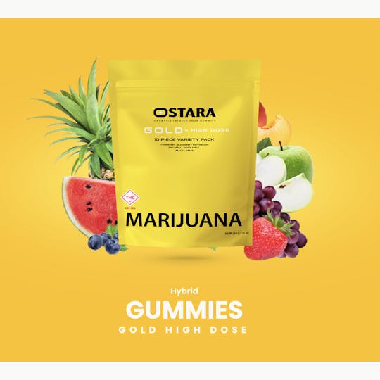Ostara Cannabis - Ostara | Gold High Dose Gummies | 25pk - 1