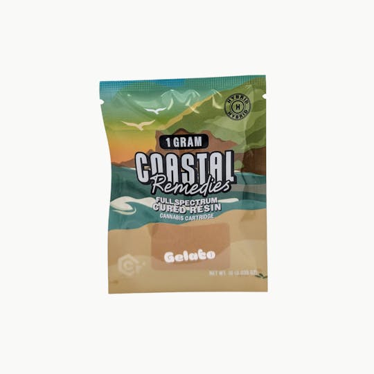Coastal Remedies - Gelato | 1g Cured Resin Cartridge | Coastal Remedies - 1