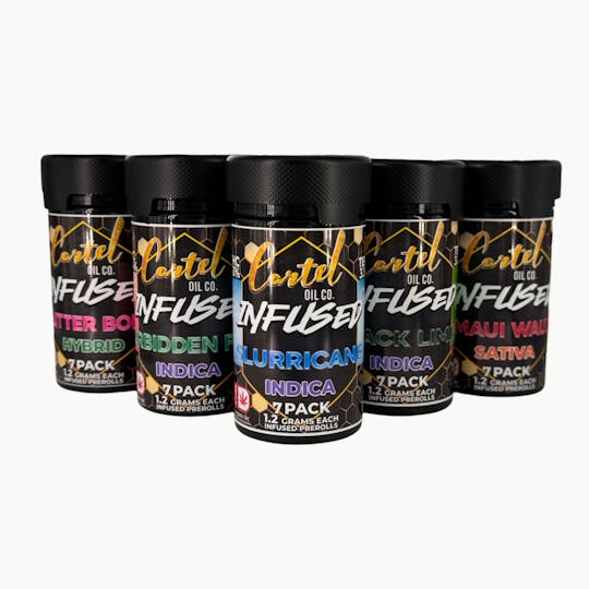 Cartel Oil Co - Infused Pre-Roll Bundle | Sativa | Sonic Screwdriver | 8.4g - 1