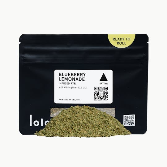 lolo - Blueberry Lemonade | Indoor Kief Infused Ready To Roll | 14g - 1