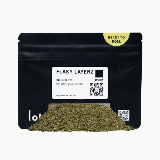 lolo - Flaky Layerz | Indoor Kief Infused Ready To Roll | 14g - 1