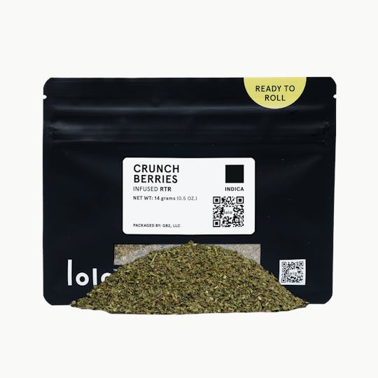 lolo - Crunch Berries | Indoor Kief Infused Ready To Roll | 14g - 1