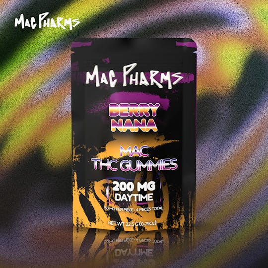 Mac Pharms - Berry Nana 200mg Daytime Gummies - 1