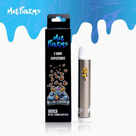 Mac Pharms - Blue Cookie - 2g Disposable Vape Pen - 1