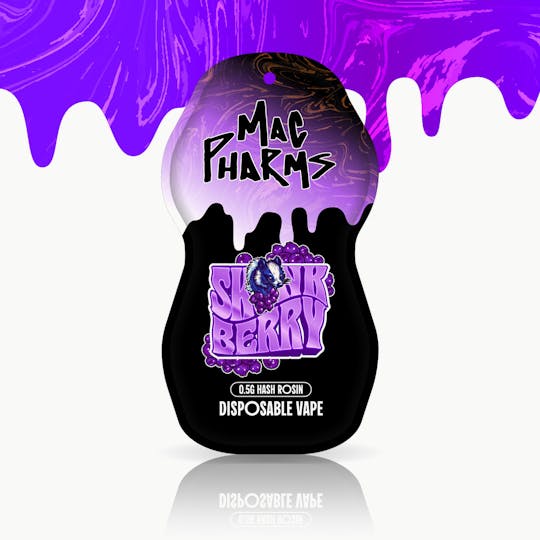 Mac Pharms - Skunk Berry - .5g Hash Rosin Disposable Vape Pen - 1