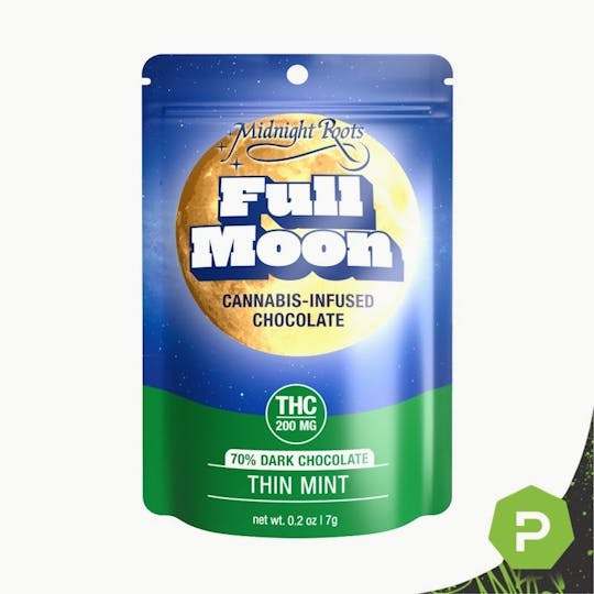 Midnight Roots - Midnight Roots - RSO Full Moon Chocolate Thin Mint Dark Chocolate 200mg - 1