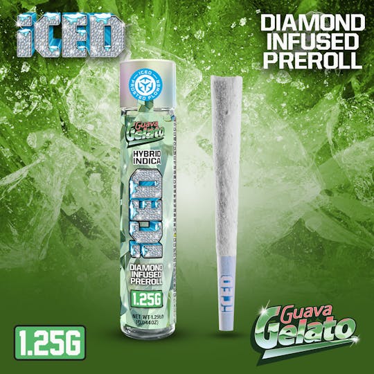 ICED - ICED - Infused Preroll - 1.25g - Guava Gelato - 1
