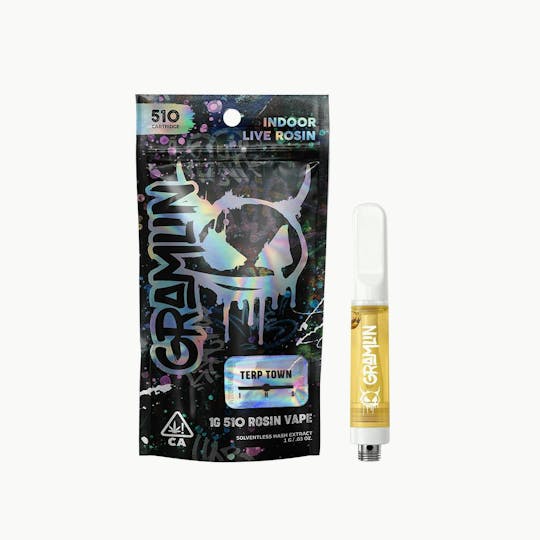 Gramlin - Terp Town Live Rosin Cartridge 1g - 1