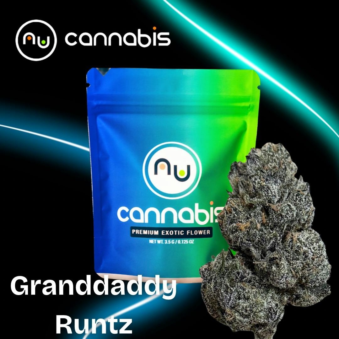 Nu Cannabis Brand - NuCannabis - Grand Daddy Runtz 3.5g - PREMIUM INDOOR FLOWERS - 1