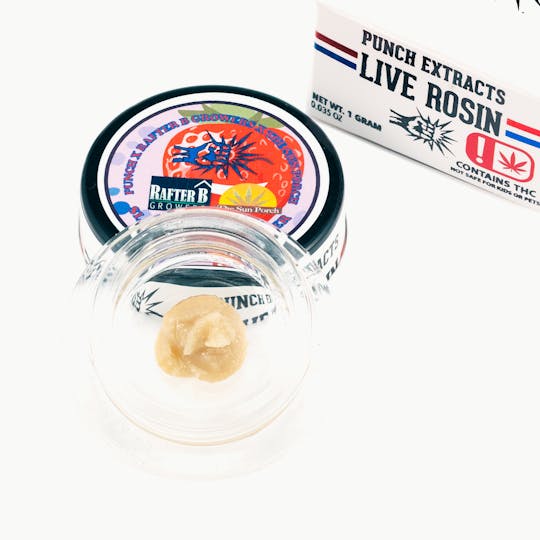 Punch Edibles & Extracts - Slapz Berry Gold Tier Live Rosin Cold Cure Badder (1g) - 1