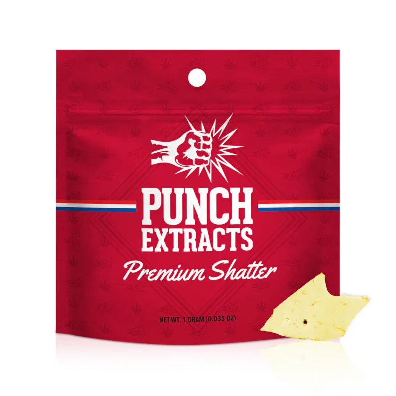 Punch Edibles Kush Reserve BHO Shatter (1g) concentrate