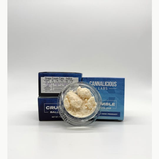 Cannalicious Labs - Grape Cream Cake Crumble - Indica - 1
