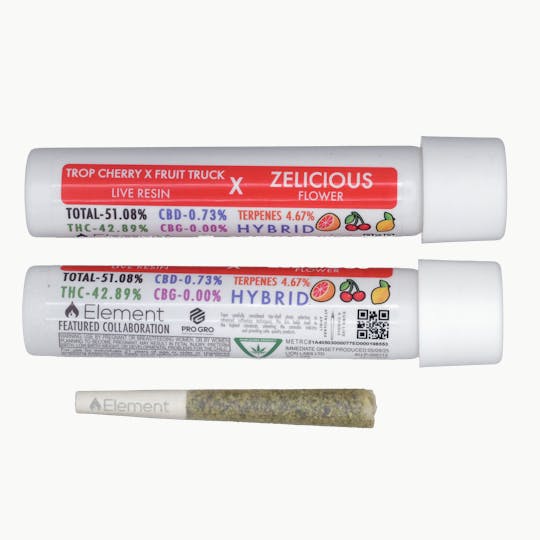 Element - Element Live Resin Joint 1g - Zelicious x Trop Cherry x Fruit Truck - 1